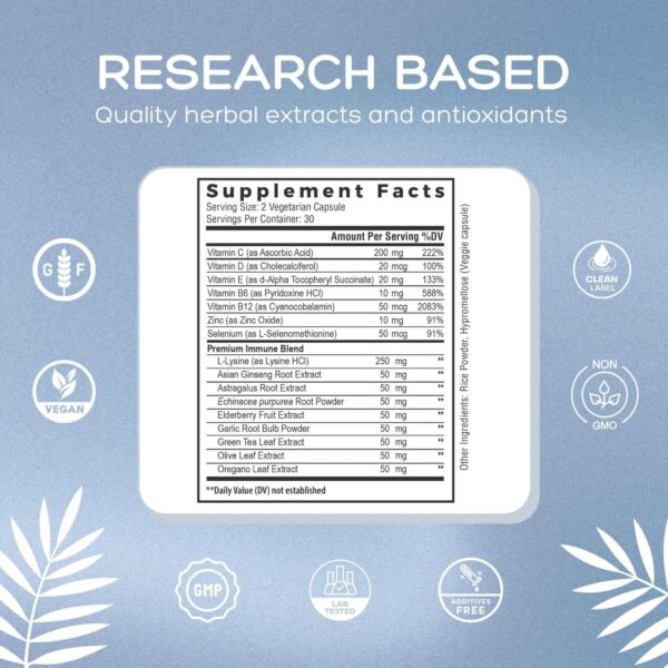 Calidad y seguridad Natural Cure Labs suplemento inmunológico