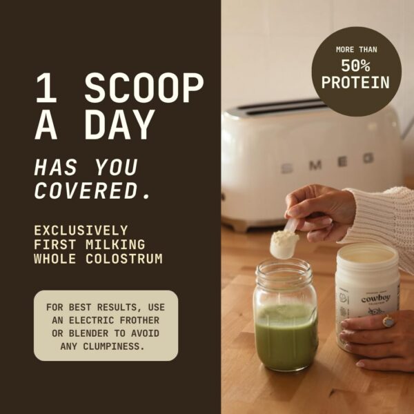 Calostro sin sabor para añadir a bebidas y alimentos