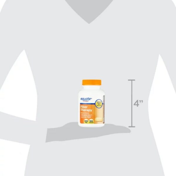 Caplets Equate Fiber Therapy con estuche reutilizable para viaje