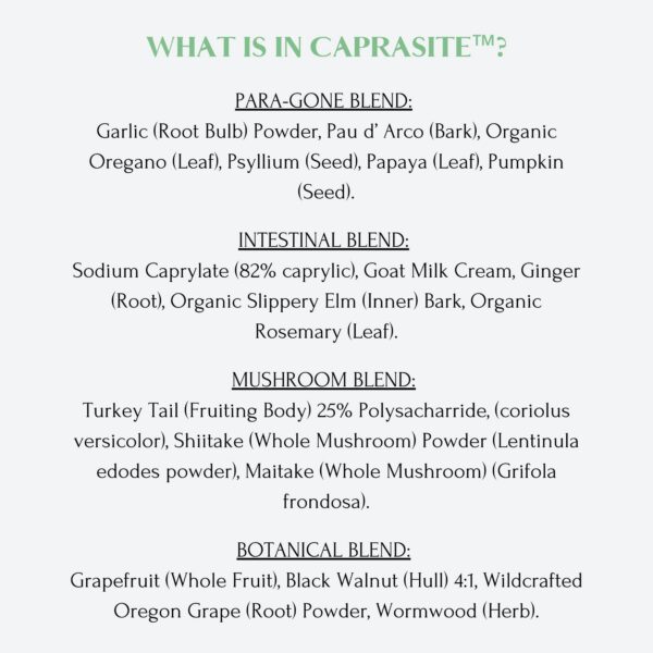 CapraSite apoyo al sistema inmunológico con hongos