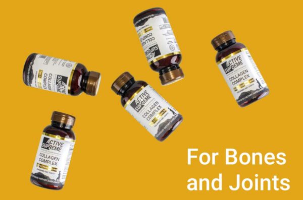 Cápsulas en superficie blanca