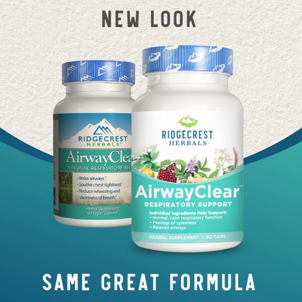 Cápsulas AirwayClear salud pulmonar y sistema respiratorio