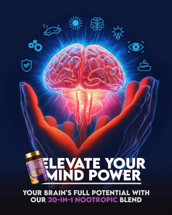 Cápsulas AJS nootrópico para apoyo cerebral y vitalidad