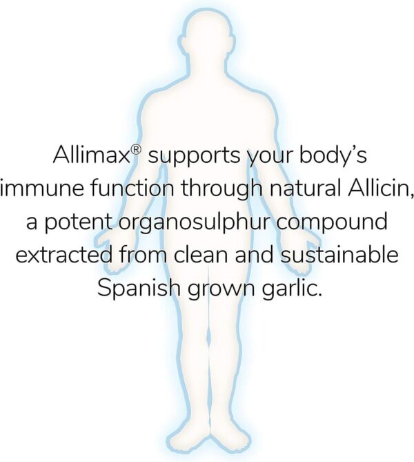 Cápsulas ALLIMAX ajo concentrado 180mg alicina
