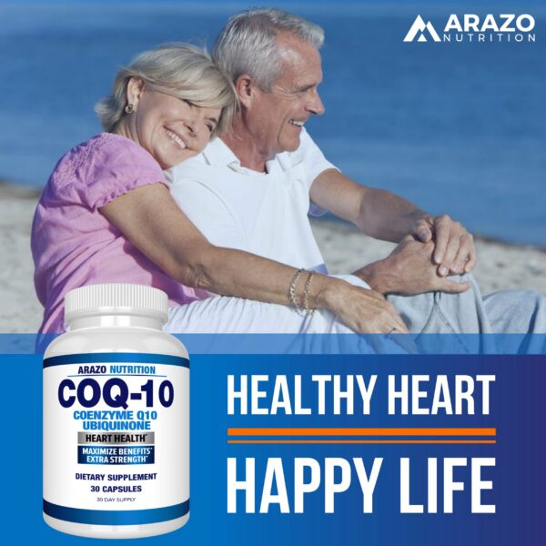 Version 1.0.0 Cápsulas de alta absorción CoQ10 Arazo Nutrition