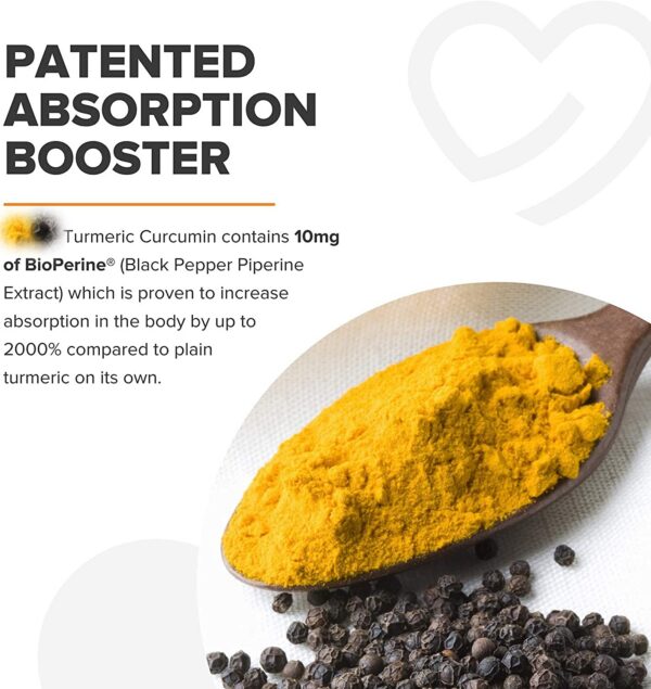 Suplemento natural con curcumina y pimienta negra