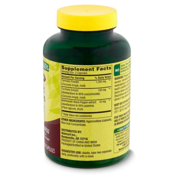 Cápsulas antiinflamatorias de cúrcuma y pimienta negra