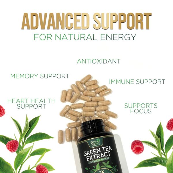 Version 1.0.0 Cápsulas antioxidantes té verde 1300 mg Health Nutrition Naturals