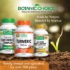 Cápsulas de apoyo inmune con cúrcuma Botanic Choice