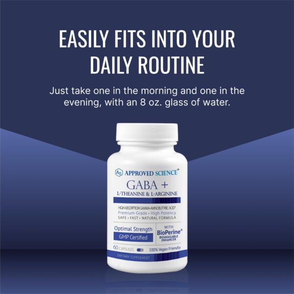 Suplemento Approved Science GABA+ para calma mental
