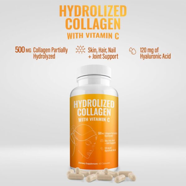 Cápsulas Aura Vitamin frente y cápsulas visibles