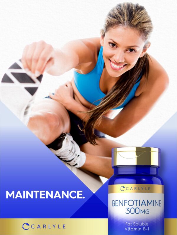 Cápsulas Benfotiamina libre de OMG Carlyle