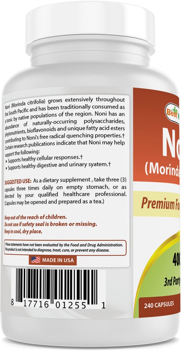 Version 1.0.0 Cápsulas Best Naturals Noni sin gluten y sin OMG