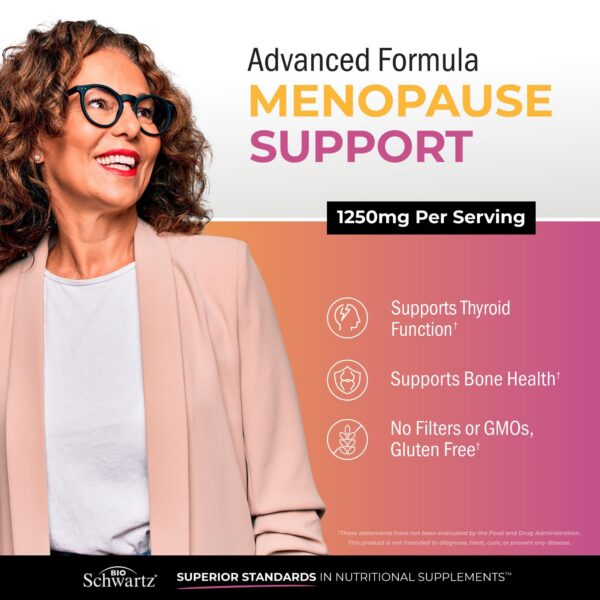Version 1.0.0 Cápsulas del suplemento BioSchwartz para apoyo en menopausia