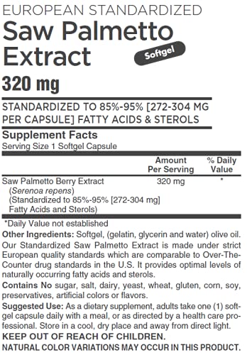 Cápsulas blandas 60 unidades extracto Saw Palmetto AlchePharma