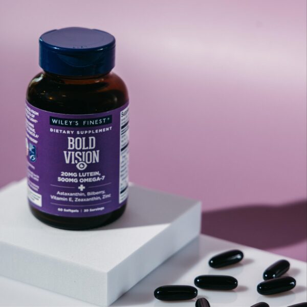 Cápsulas blandas aceite de pescado para visión salud ocular Wiley's