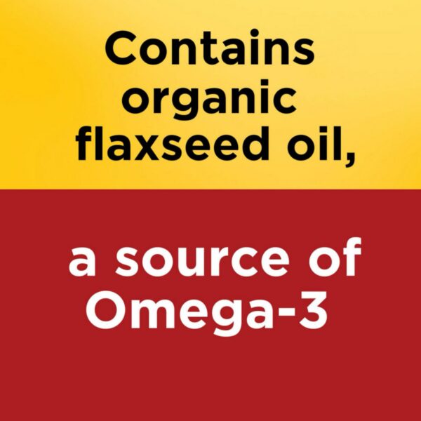 Cápsulas blandas de aceite de semilla de lino Chloe'C presentadas en frasco