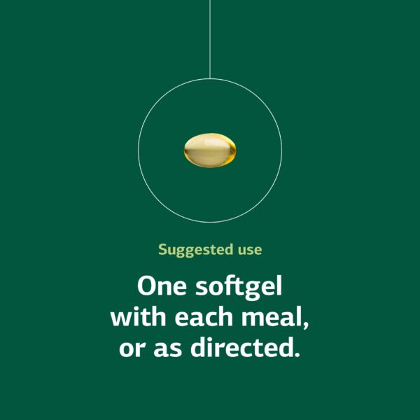 Cápsulas blandas contenido de aceite de semilla de sésamo Standard Process