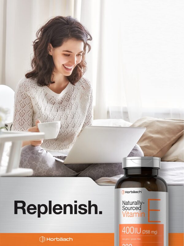 Cápsulas blandas Horbäach vitamina e paquete de 300 unidades