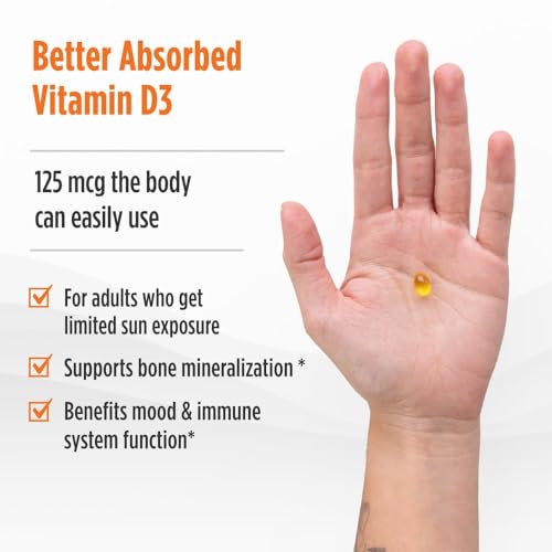 Cápsulas blandas vitamina d3 nordic naturals para 200 días