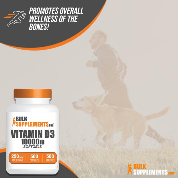 cápsulas blandas vitamina d3 en presentación bulksupplements