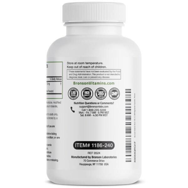 Cápsulas Bronson valeriana relajación calidad