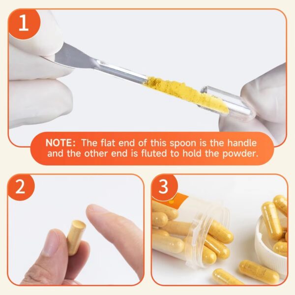 Cápsulas cápslogist azules y blancas vacías tamaño 0 para rellenar