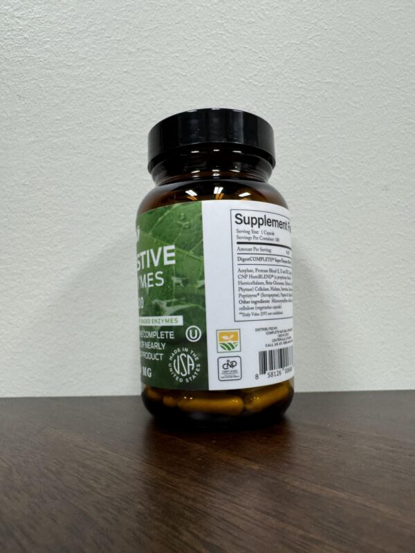 Cápsulas puras de cáscara psyllium para limpieza de colon Complete Natural Products