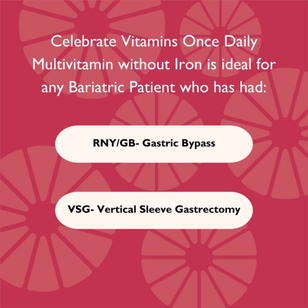 Cápsulas CelebrateONE para salud post bariátrica 90 unidades