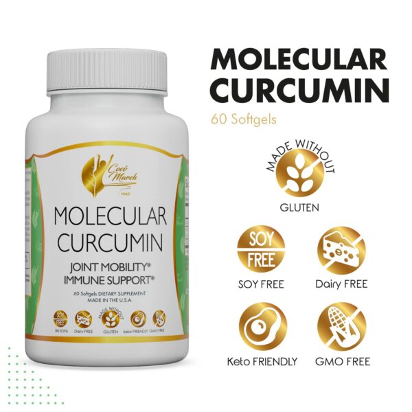 Cápsulas Cocó March NMD curcumina para apoyo inmunológico