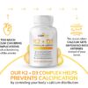 Cápsulas CogniTune vitamina D3 K2 complejo para salud cardíaca