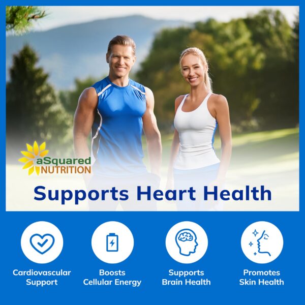 Version 1.0.0 Cápsulas CoQ10 concentrado 400mg aSquared Nutrition suplemento antioxidante