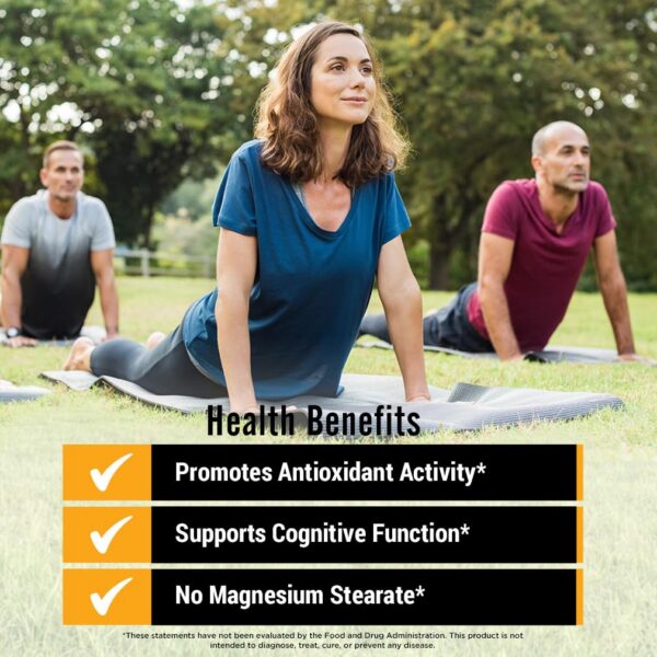 Cápsulas cúrcuma no GMO, veganas para bienestar general