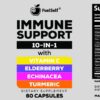 Cápsulas con cúrcuma y probióticos para salud inmunológica