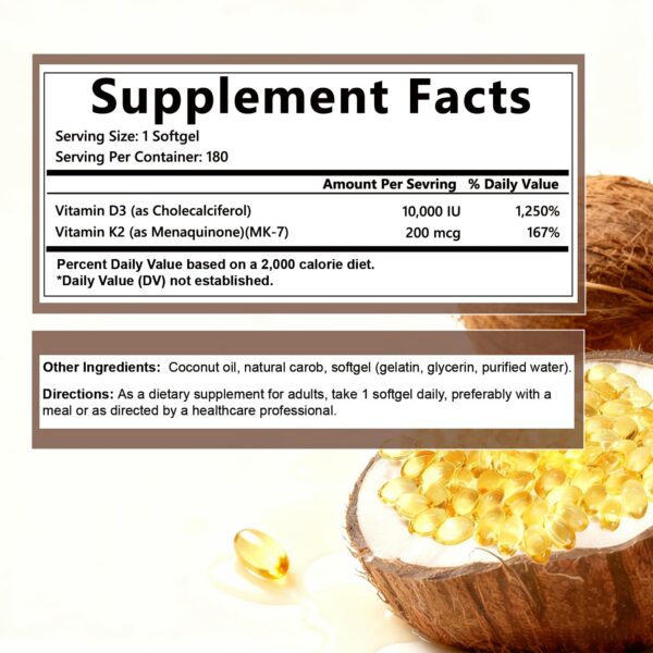 Version 1.0.0 Cápsulas D3 K2 en base de coco