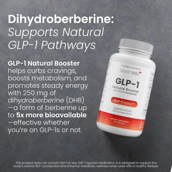 Cápsulas dentro del frasco BloomMD