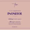 Cápsulas detalle Inositol FEM 9 en 1 para mujeres