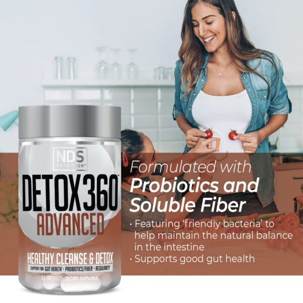 Cápsulas Detox 360 Advanced para limpieza intestinal