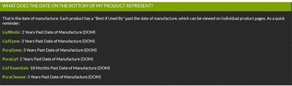 Cápsulas detox para tracto intestinal PuraDyme