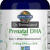 Detalle etiquetas Garden of Life Organics vitamina prenatal