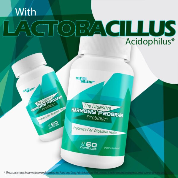 Capsulas Digestive Harmony suplemento probiótico prebiótico EE.UU.