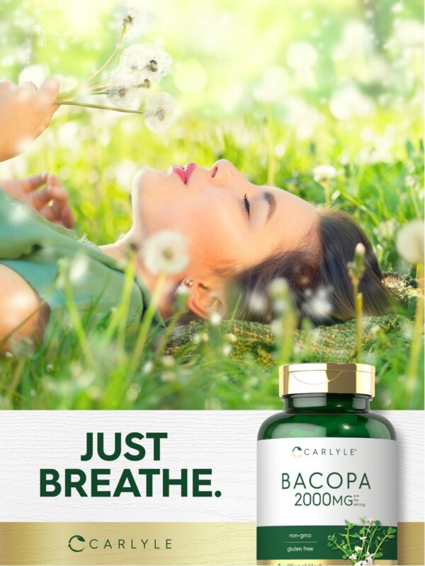 Cápsulas enfoque rápido Bacopa Monnieri Carlyle