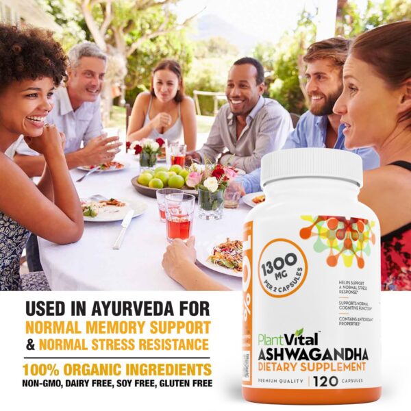 Cápsulas para equilibrio emocional y sueño saludable con ashwagandha