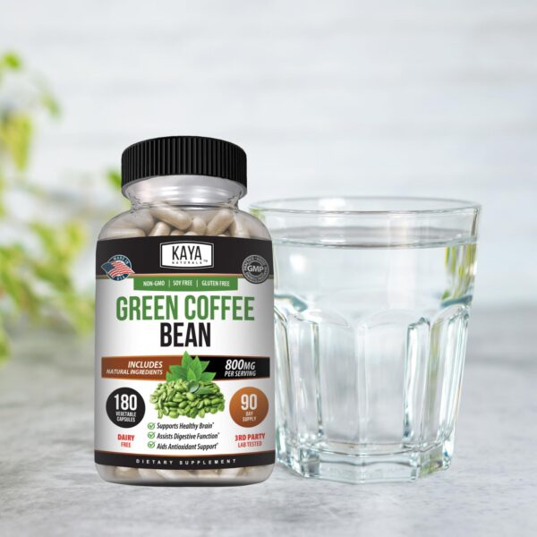 Cápsulas extracto café verde Kaya Naturals en paquete