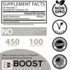 Cápsulas de extracto de hongo Reishi 450mg potentes