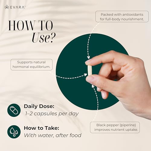 Cápsulas de extracto puro Ashwagandha EVARA 500 mg