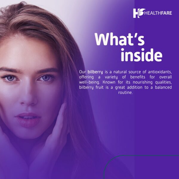 Cápsulas fáciles de tomar para uso diario de arándano