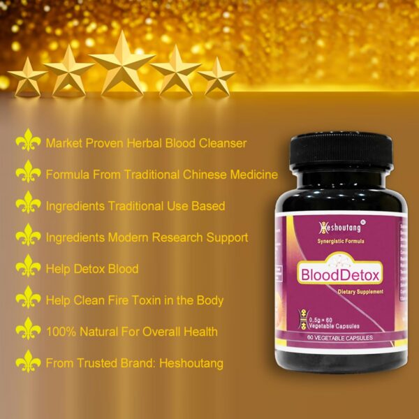 Version 1.0.0 Cápsulas fáciles de tragar BloodDetox para desintoxicación