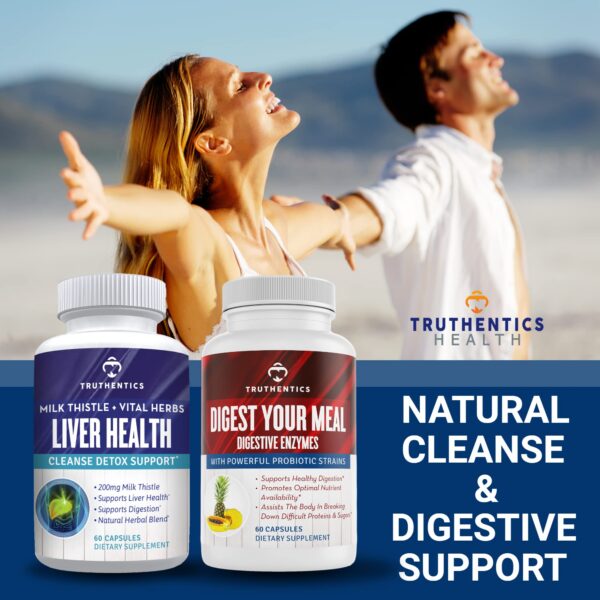 Cápsulas fáciles de tragar para limpieza natural del hígado