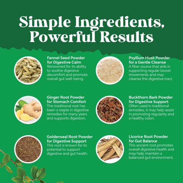 Cápsulas de fibra y probióticos para salud intestinal Natures Craft